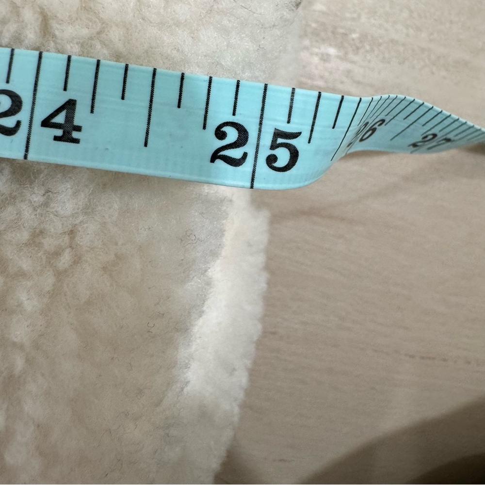NWT Save the Duck Bertha Fleece Puffer Coat Cream Off White Women's Large - Picture 14 of 16
